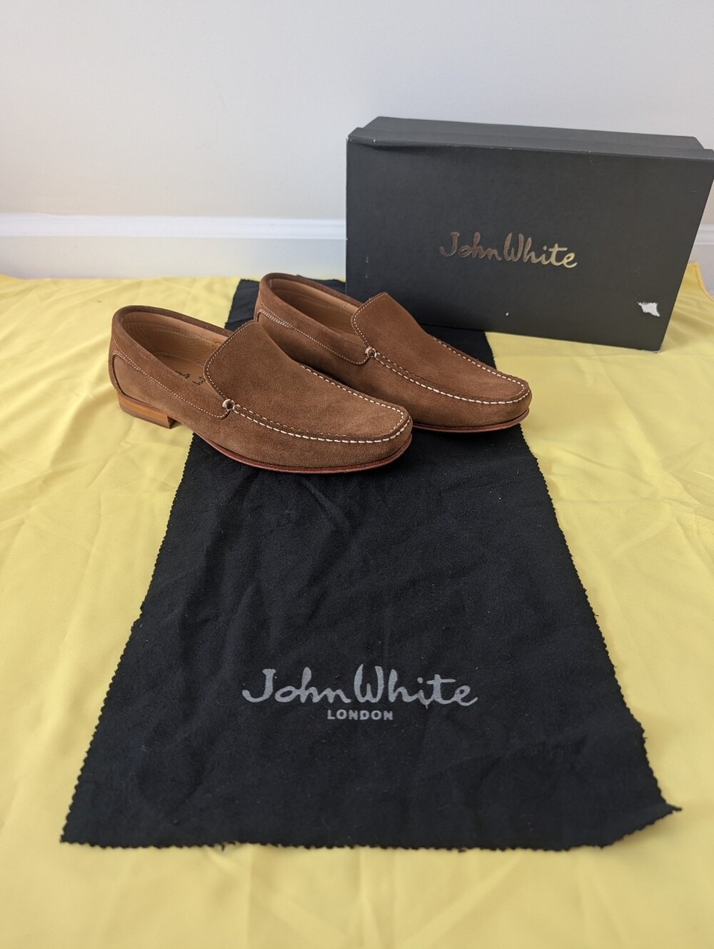 John White Loafers